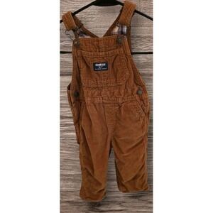 Oshkosh Bigosh‎ Brown Overalls 18M. Button up pants corduroy